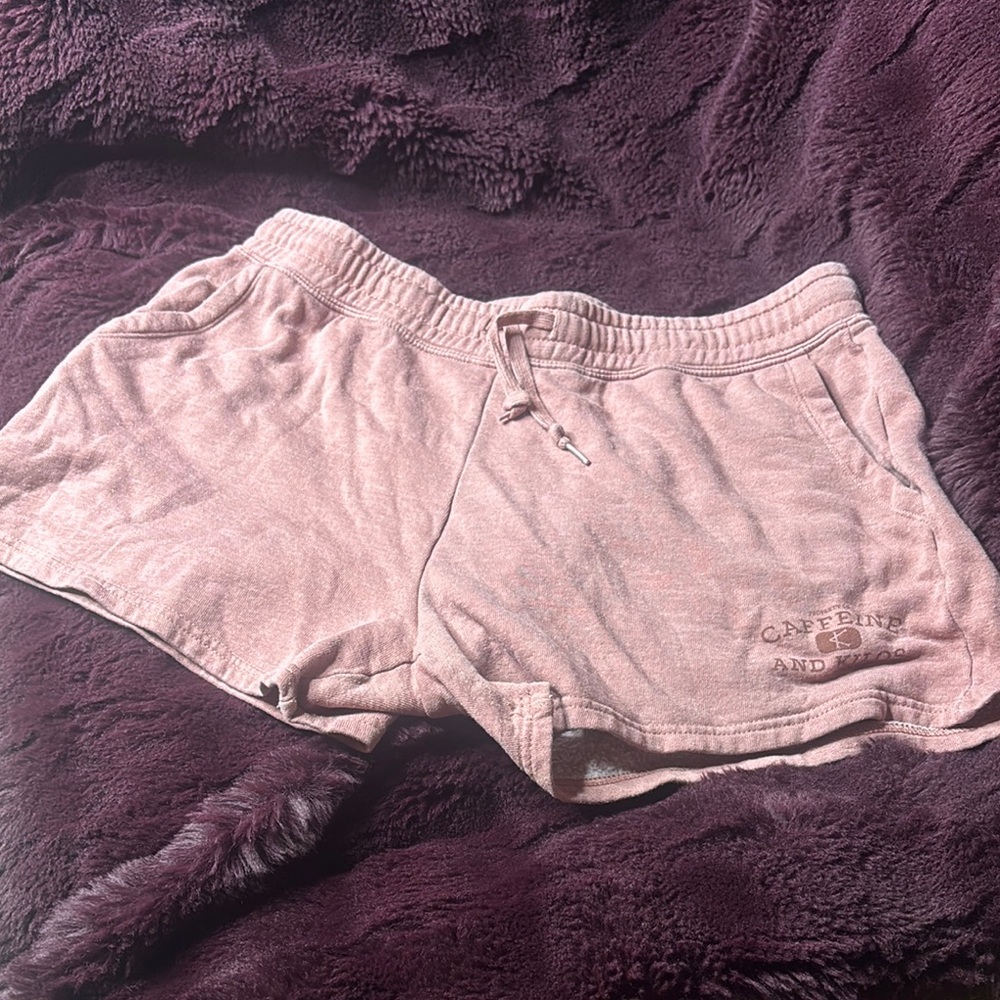 Women's Pink Sweat Shorts